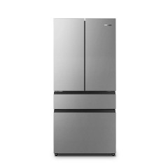 Hisense RF540N4SBI2 Ψυγείο Ντουλάπα Total NoFrost Υ181.7xΠ79.4xΒ70.6εκ. Inox